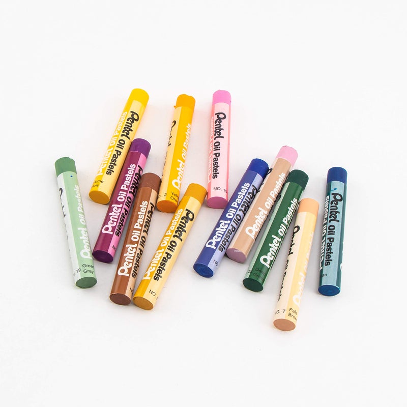 Pentel Arts Oil Pastels - 432 Piece Classroom Size Pack (PHN-12CP2) - Image 4